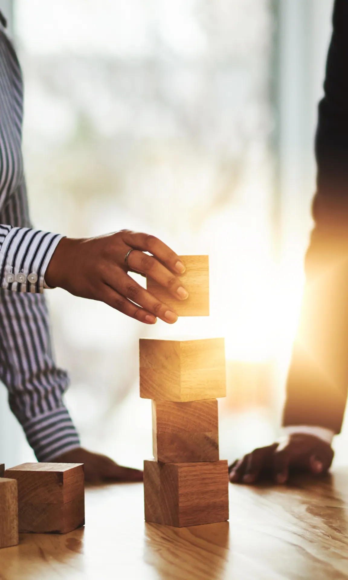 Financial consultants building a sustainable growth strategy